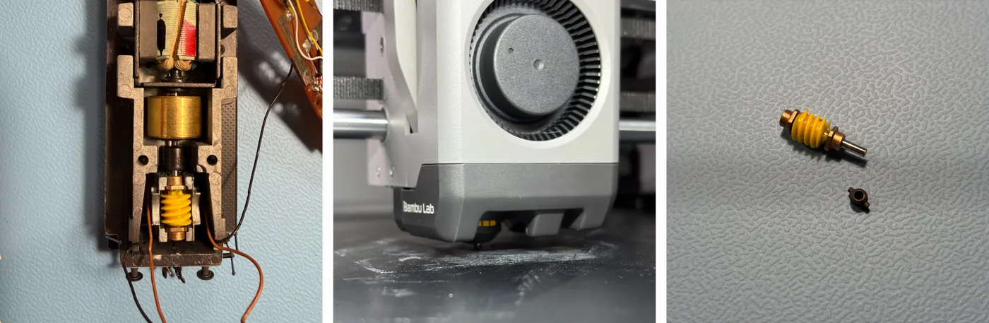 Fertigungsschritte Ersatzteil per 3D-Druck