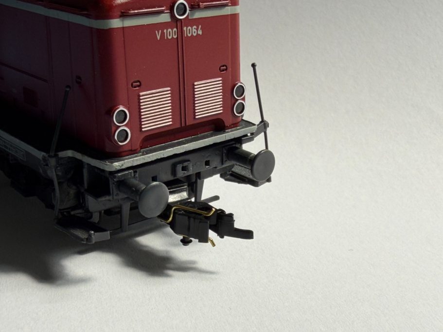 Lokomotive mit Kupplung für Kraftwagen
